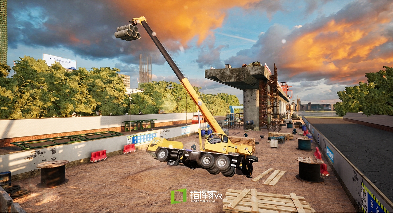【UE4】安全教育 - 工地安全VR