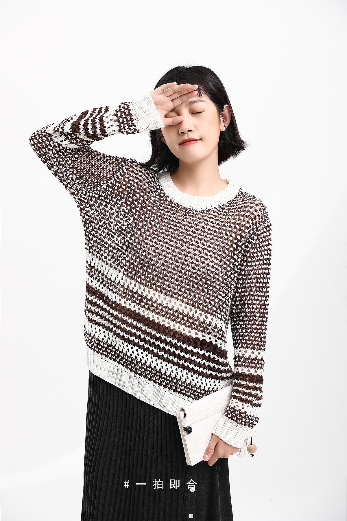 一拍即合毛衣 针织衫拍摄作品