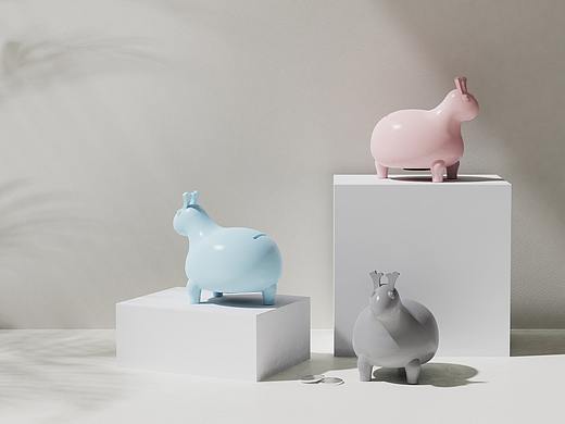 文博纪念品衍生设计4【小怪兽·存钱罐摆件】