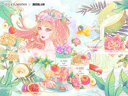 「my CLARINS寻找天然好食肌」-- 花神的梦幻盛宴