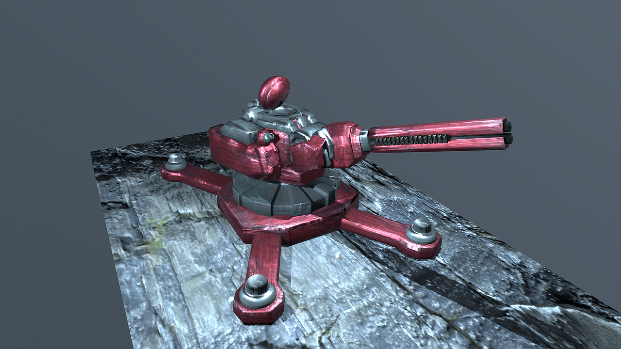 电磁轨道炮渲染