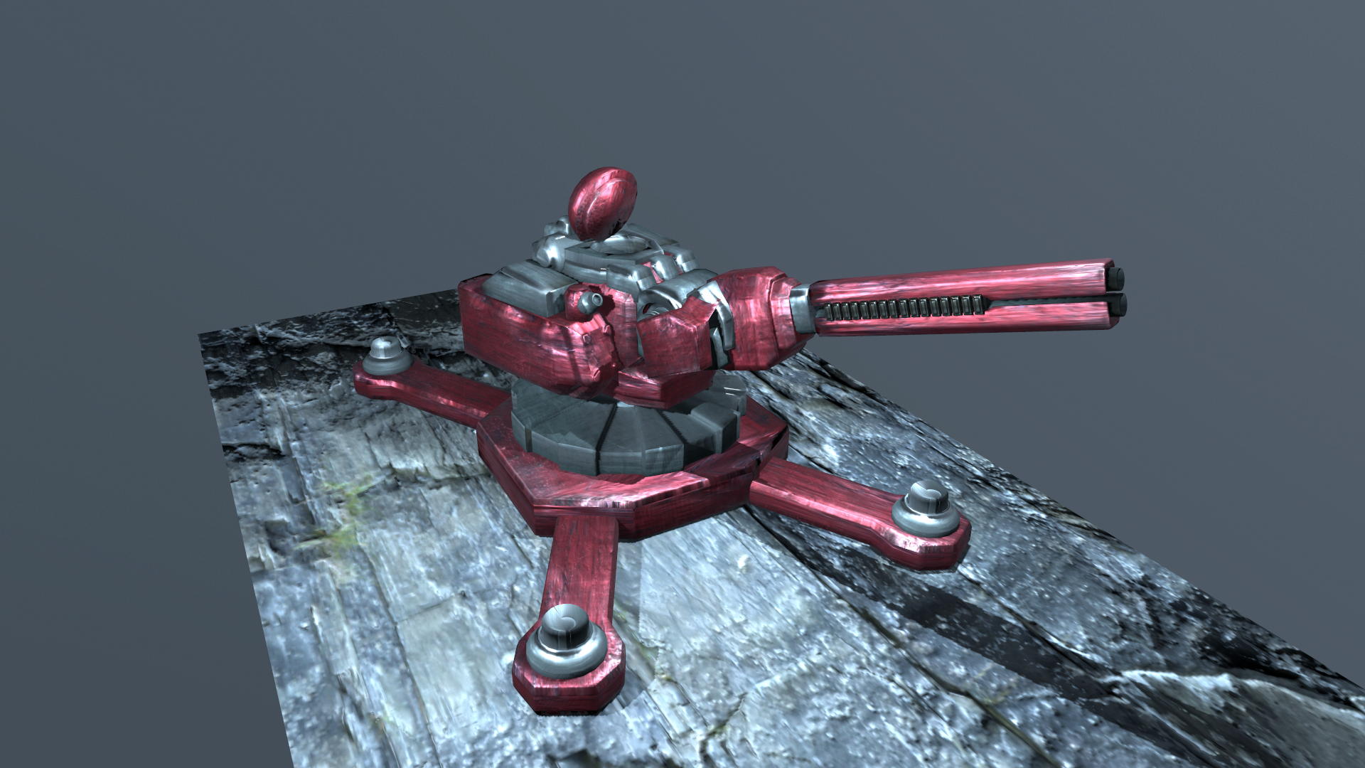 电磁轨道炮渲染