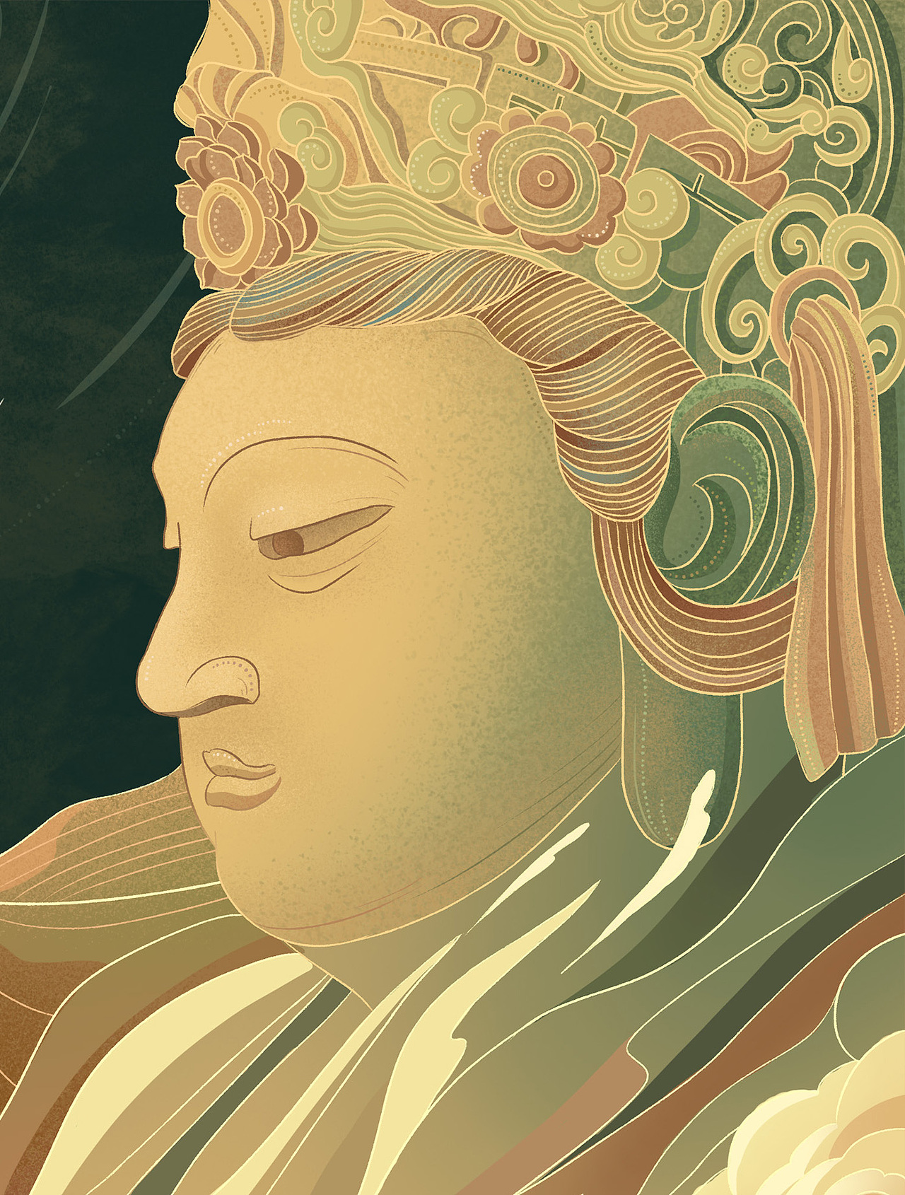 飞天（图ZMjU4OTE2ODM2） - 商业插画 - 站酷设计师司徒罗杰原创素材 - 站酷ZCOOL