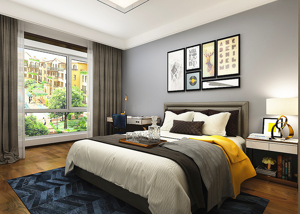 泰安绿地云水谣小区张先生装修赏析,浪漫居家简约风