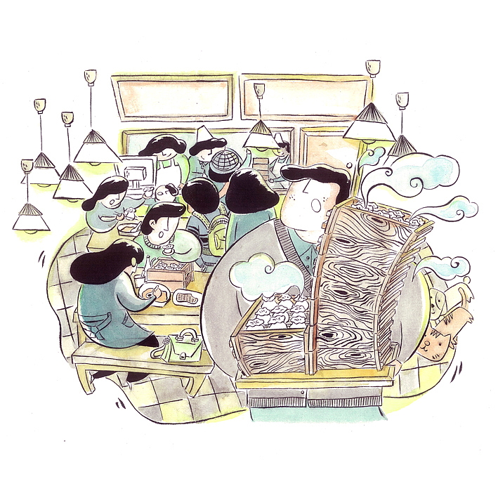 来自家乡的小确幸（图ZNzA4OTMzMzY=） - 商业插画 - 站酷设计师邵小花卷原创素材 - 站酷ZCOOL