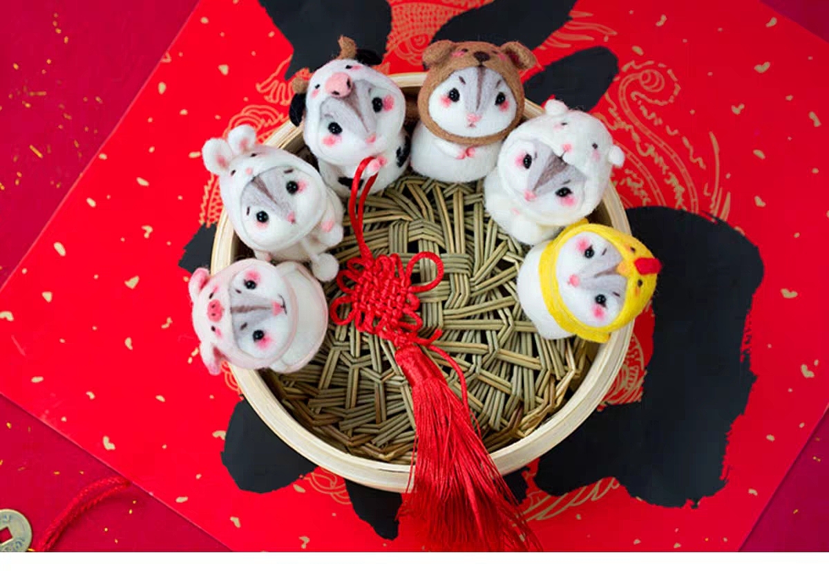 金鼠纳福，“鼠”不尽的幸福（图ZMTkxNzEyOTk2） - 其他手工艺 - 站酷设计师兔子Mojo原创素材 - 站酷ZCOOL