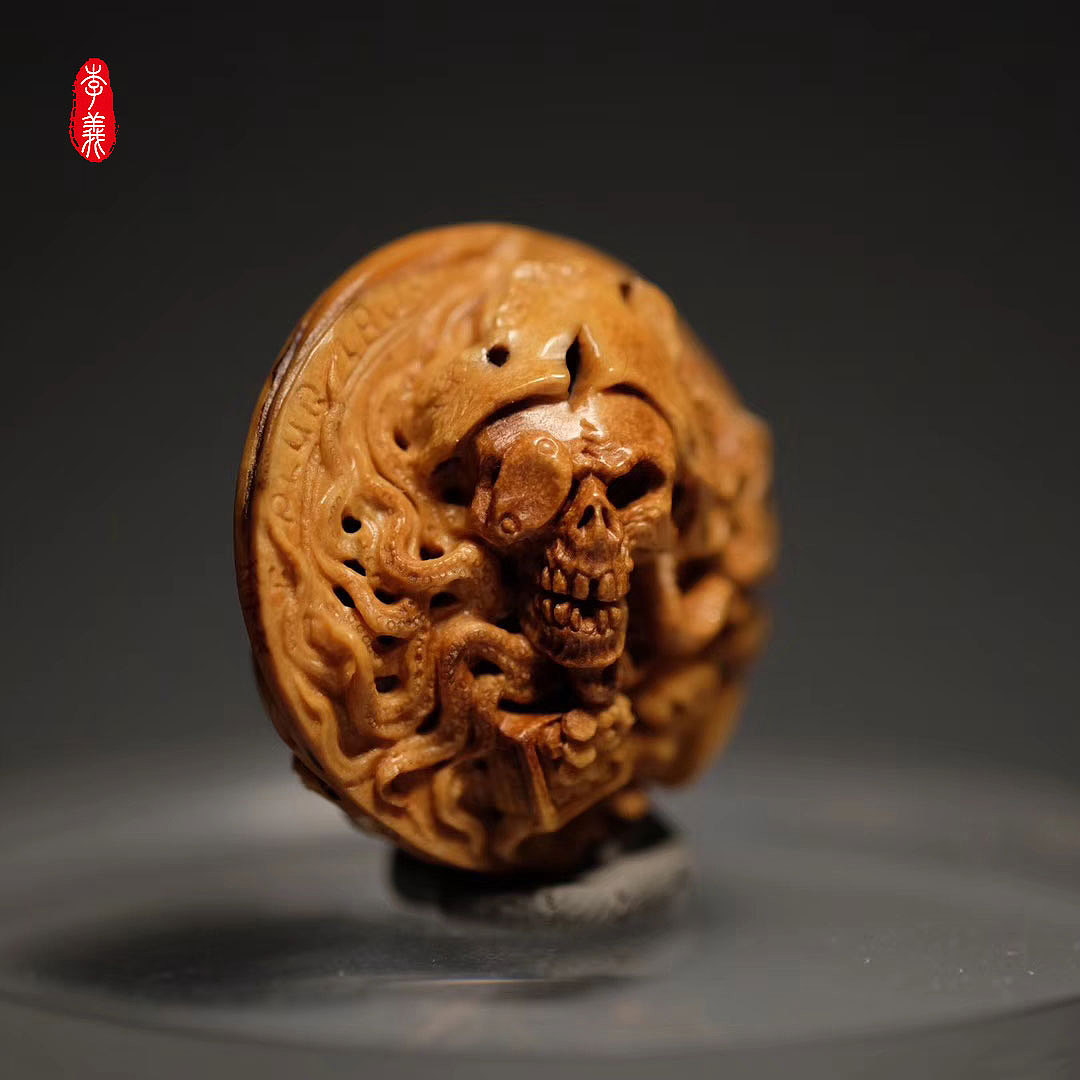 李义核雕——阿兹克特海盗币