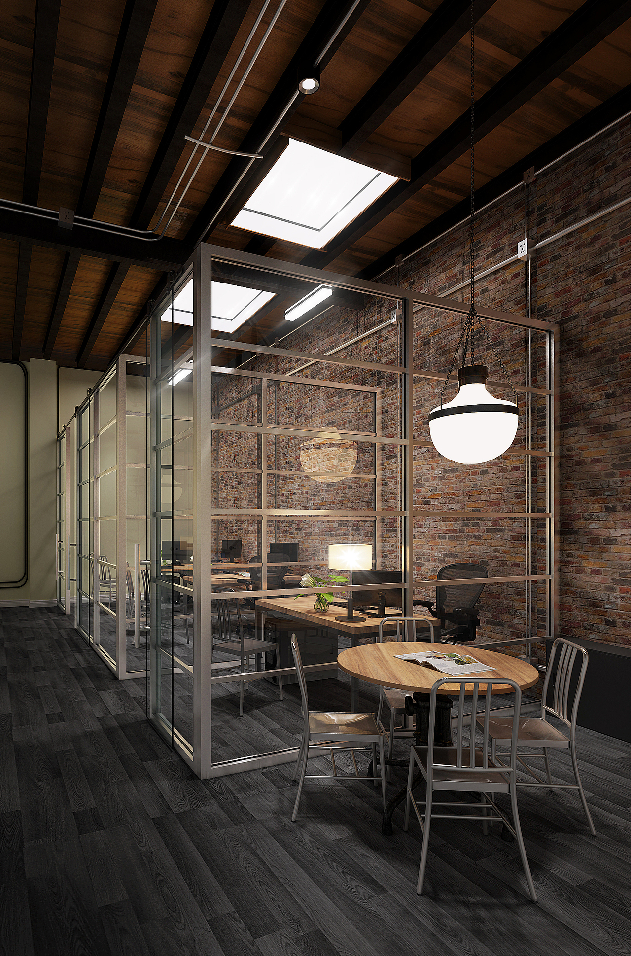 办公空间（图ZMTc3MTUxMTY4） - 家装设计 - 站酷设计师知白空间设计原创素材 - 站酷ZCOOL