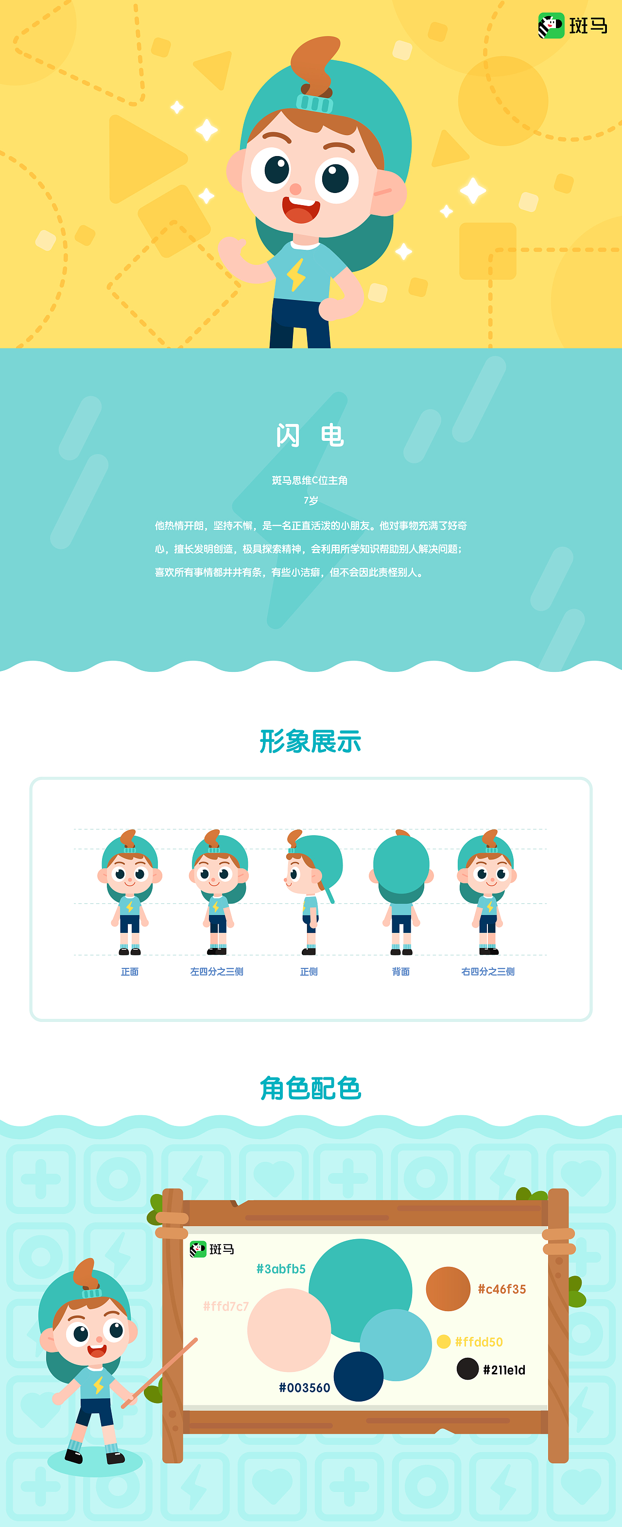 斑马思维主IP-闪电角色展示（图ZMjYwOTc3NDI0） - IP形象 - 站酷设计师斑马zack原创素材 - 站酷ZCOOL