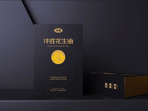 沣胜花生油包装设计【圣智扬包装设计】