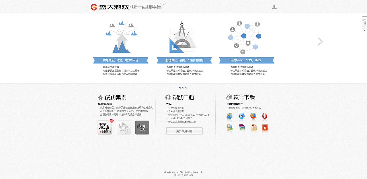 盛大游戏统一运维平台