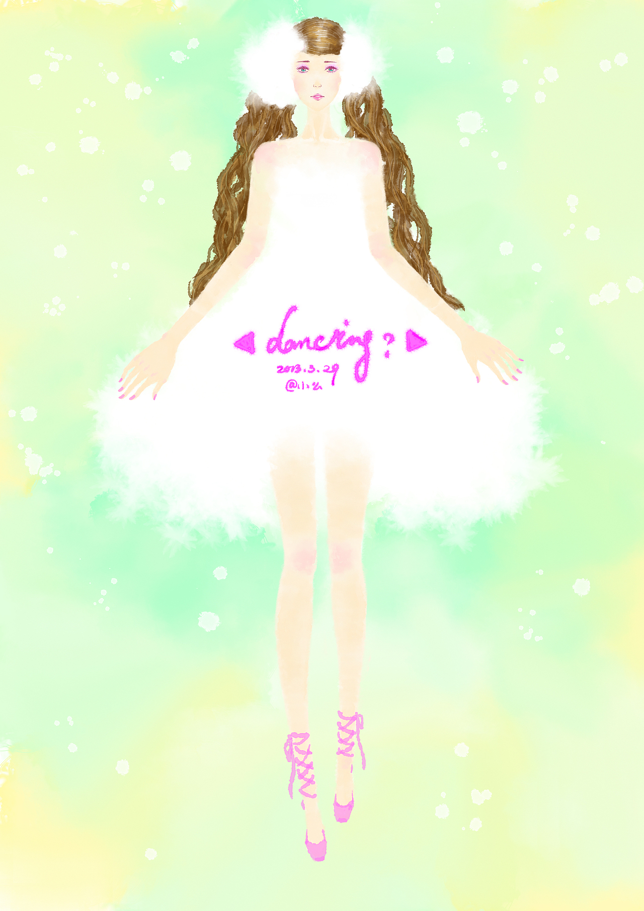 少女（旧作）（图ZMTM0NjgxNDk2） - 创作习作 - 站酷设计师留小么原创素材 - 站酷ZCOOL