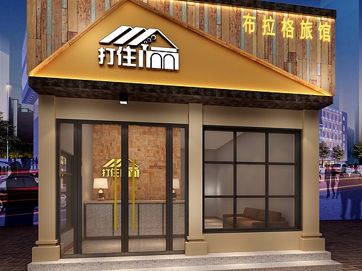 设计3年前沈弢三维-其他三维三汇装饰门头设计3年前魏海潮空间-展陈设