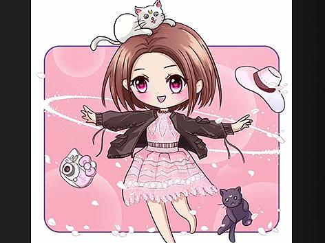 kitty 和 momo 的小 q 版（个人主页-ZNDUxMzc1NjQ=） - 创作习作 - 站酷设计师lena紫原创素材 - 站酷ZCOOL