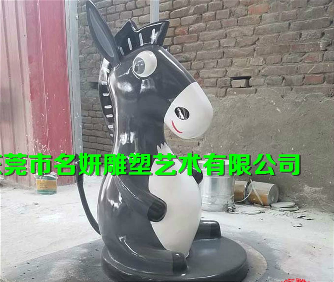 旅游App软件形象玻璃钢驴多多卡通福娃雕塑为商家赋能（图ZMTg2MTMwOTIw） - 雕塑 - 站酷设计师添翼雕塑何小姐原创素材 - 站酷ZCOOL