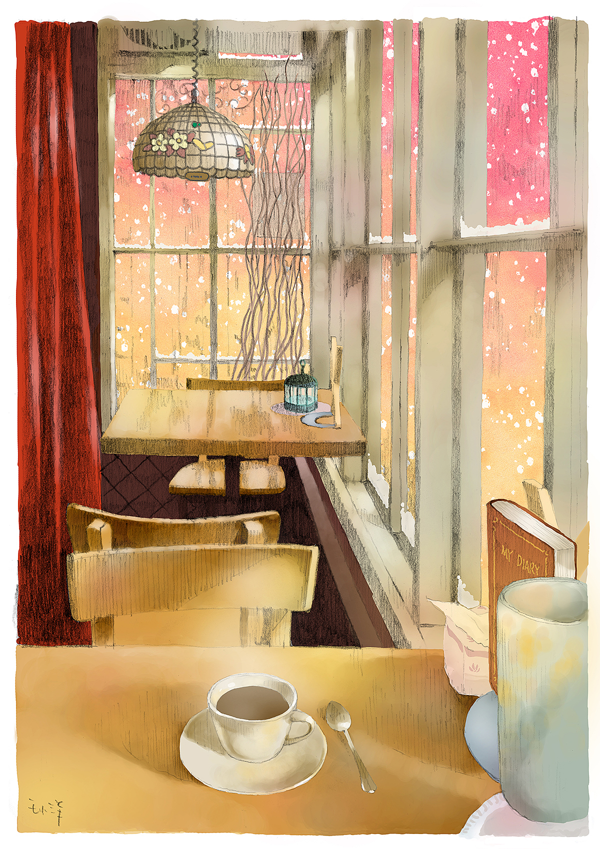 北京西三环的雪（图ZMjc3MDYwNzI4） - 艺术插画 - 站酷设计师王小洋WXY原创素材 - 站酷ZCOOL