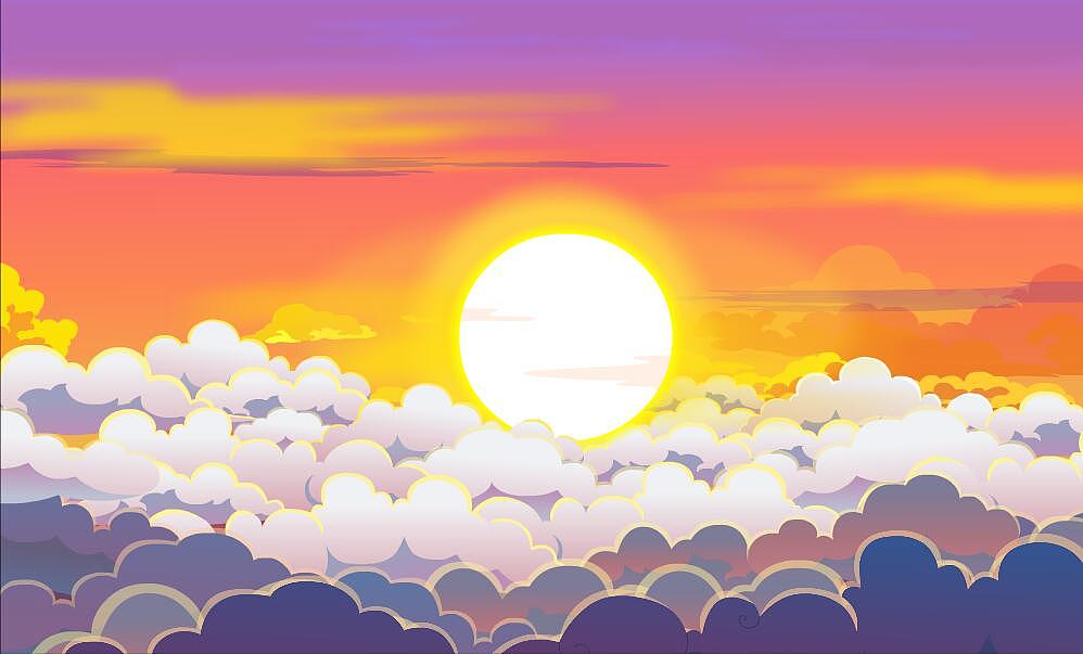 某部动画片的背景