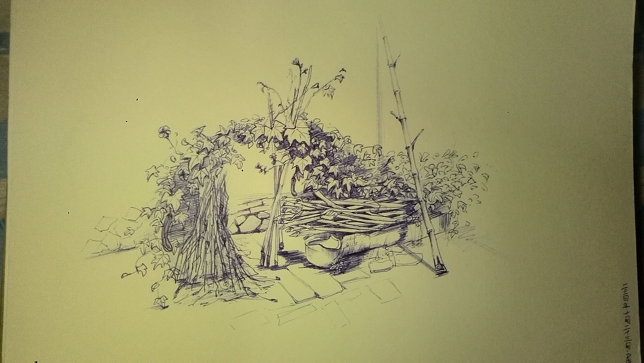 宏村【风景写生】（图ZODg3MTE3NjQ=） - 绘画 - 站酷设计师小汤圆Na原创素材 - 站酷ZCOOL