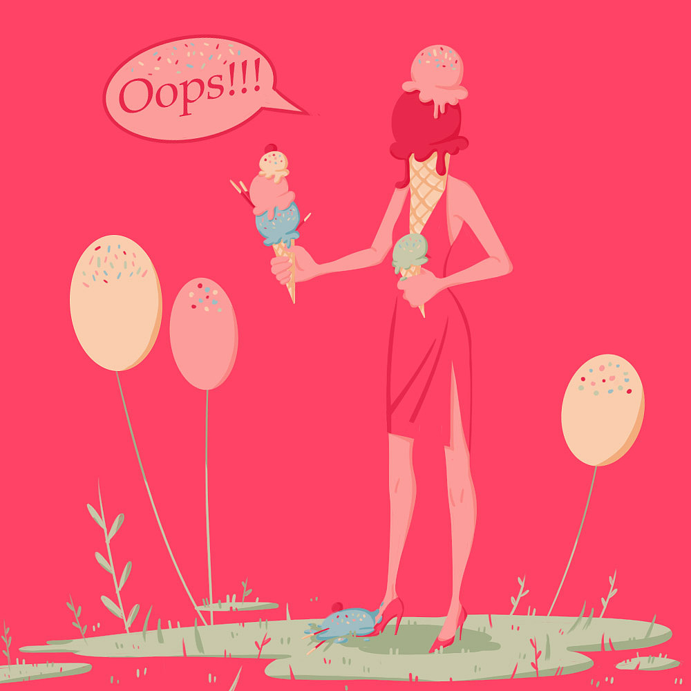 🍦（图ZMTg1MDE3NDk2） - 创作习作 - 站酷设计师鳄鱼宝宝111原创素材 - 站酷ZCOOL