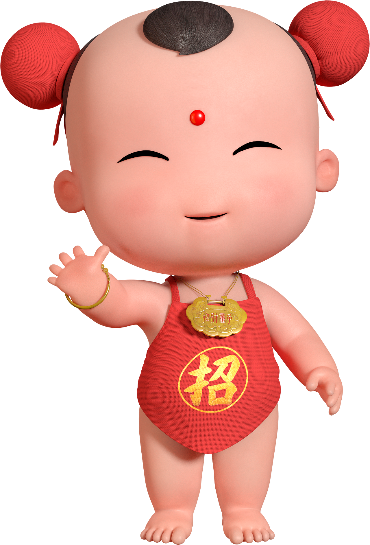 招财童子吉祥符动漫成套表情