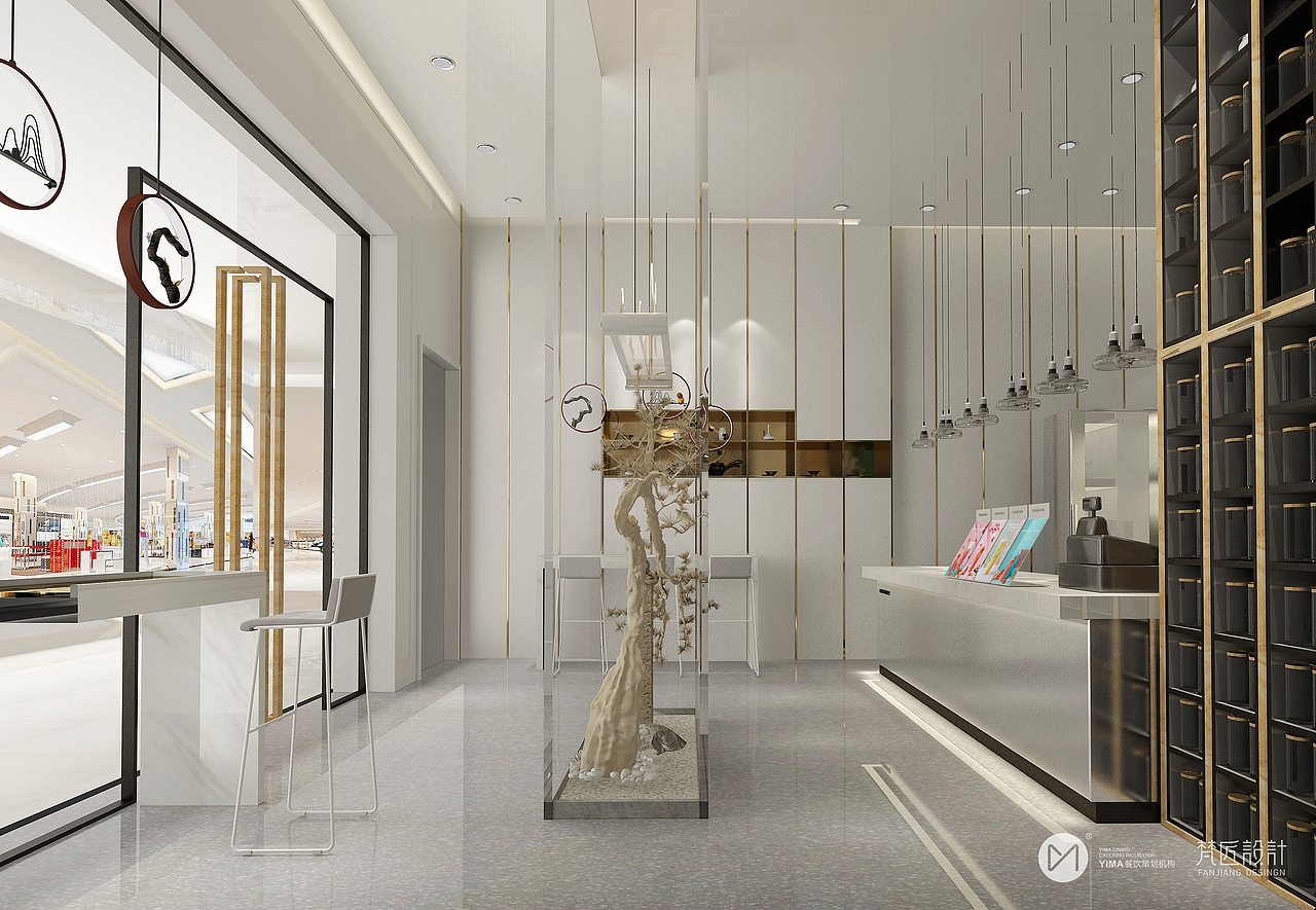 餐饮空间设计|悦茶堂（图ZMTE1NTk2MzEy） - 家装设计 - 站酷设计师华点原创素材 - 站酷ZCOOL