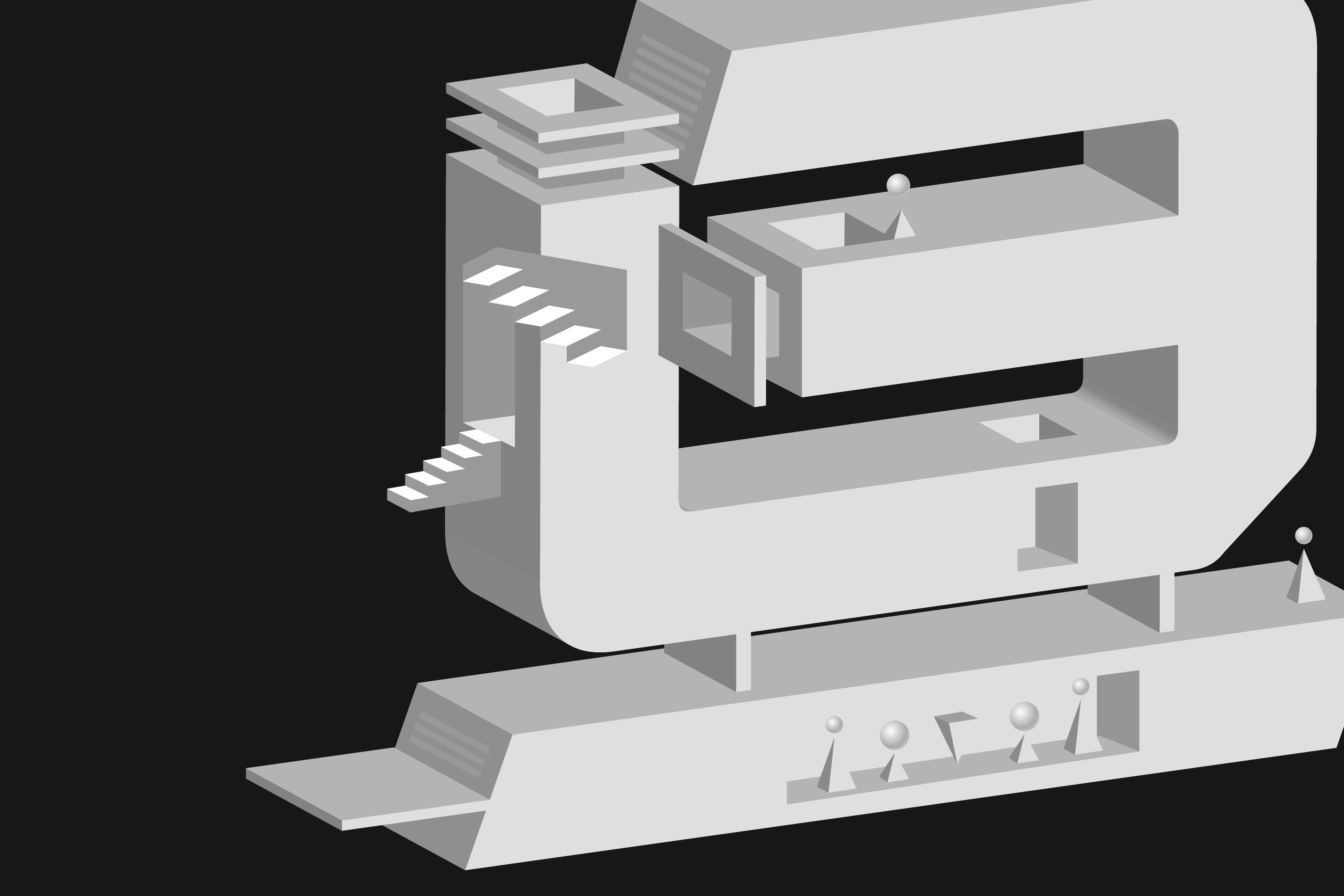 迟来的2018年元旦海报-矛盾空间|平面|品牌|word小痞 - 原创作品