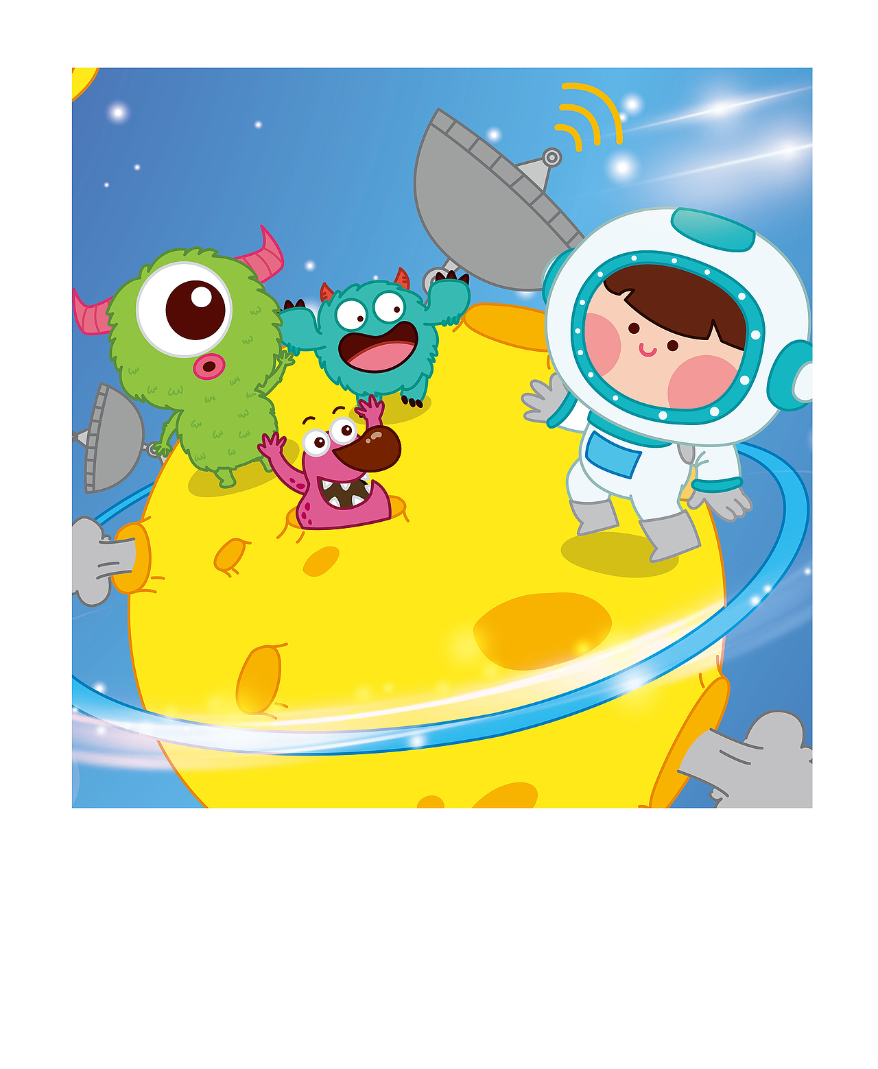 太空游（圖ZMTM4MDg3MDM2） - 商業(yè)插畫(huà) - 站酷設(shè)計(jì)師yeeyo原創(chuàng)素材 - 站酷ZCOOL