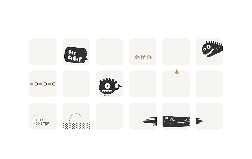 Monster-PO一枚小怪兽（图ZNDg0OTc5ODA=） - 图案 - 站酷设计师designer_pro原创素材 - 站酷ZCOOL