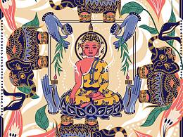 泰国文旅图案设计