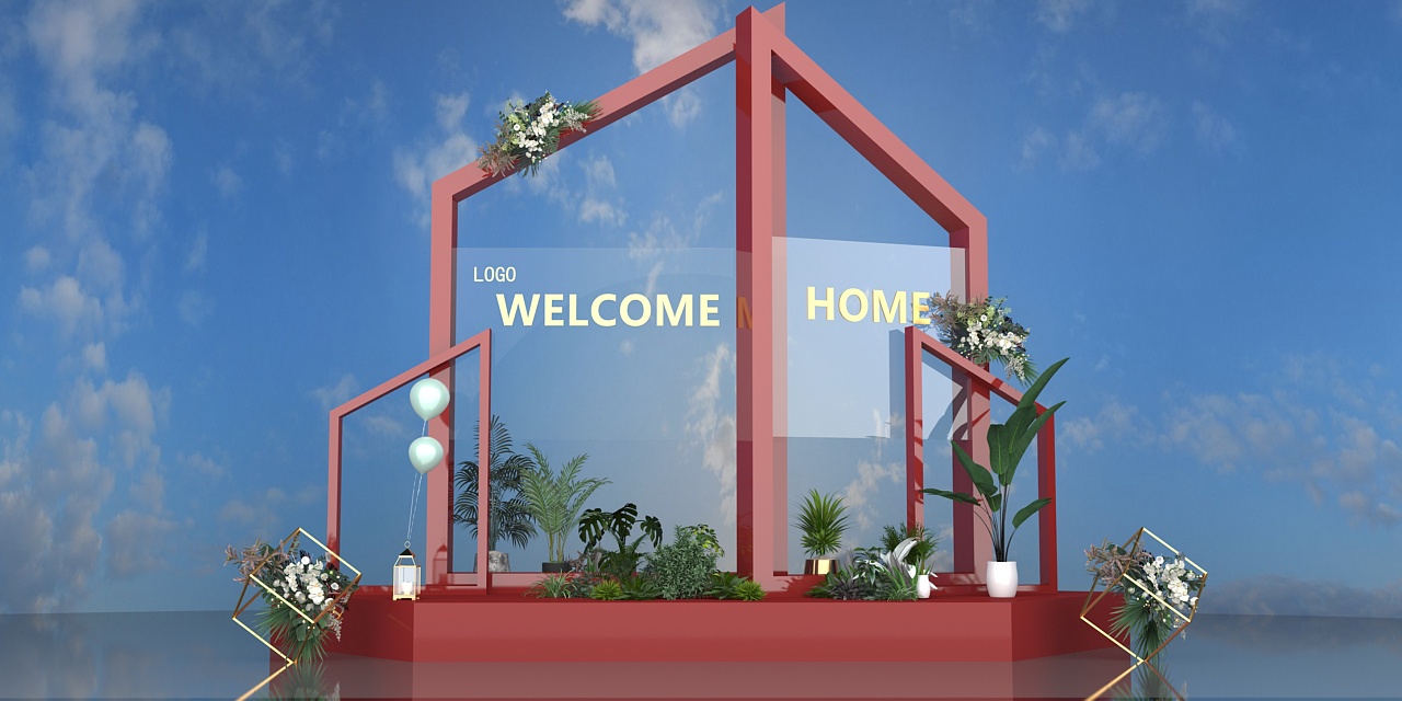 地产交房美陈|空间|商业空间设计|拾与光 - 原创作品 - 站酷 (zcool)