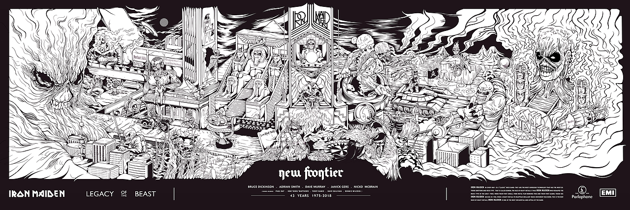 new frontier-致敬 iron maiden（图ZMTExNDQ0NTA0） - 商业插画 - 站酷设计师乔治王子品牌设计原创素材 - 站酷ZCOOL