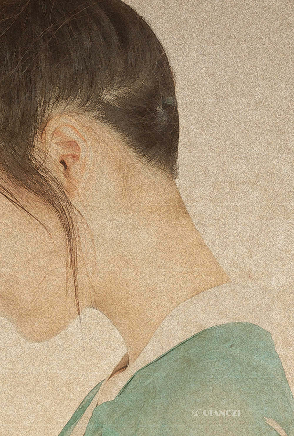 古风工笔画人像