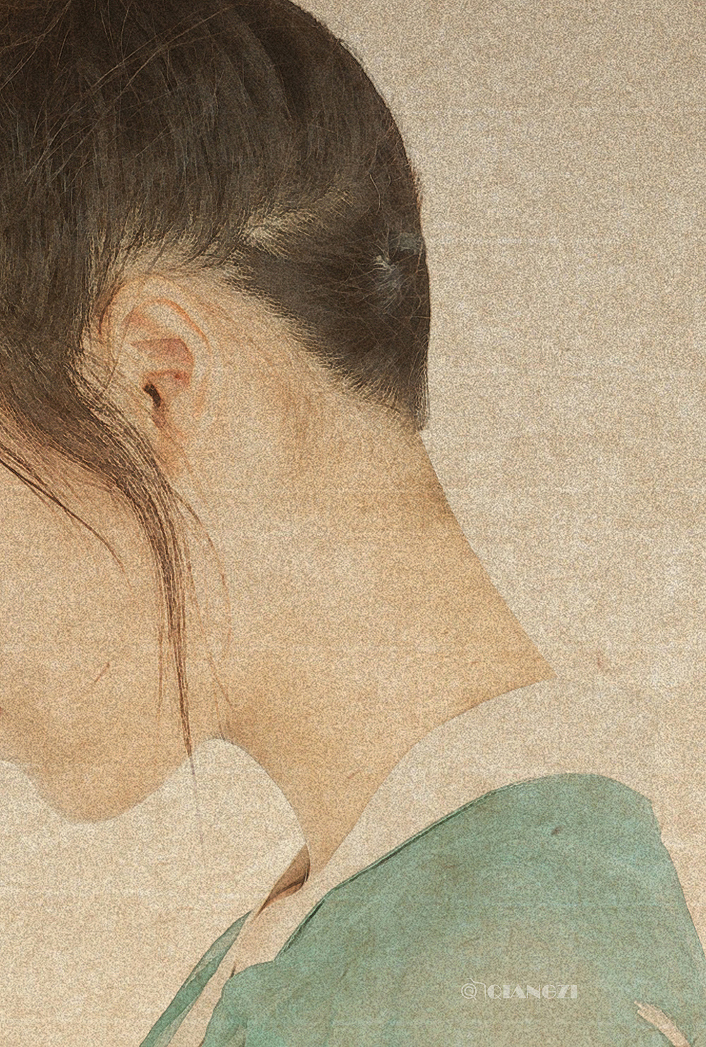 古风工笔画人像