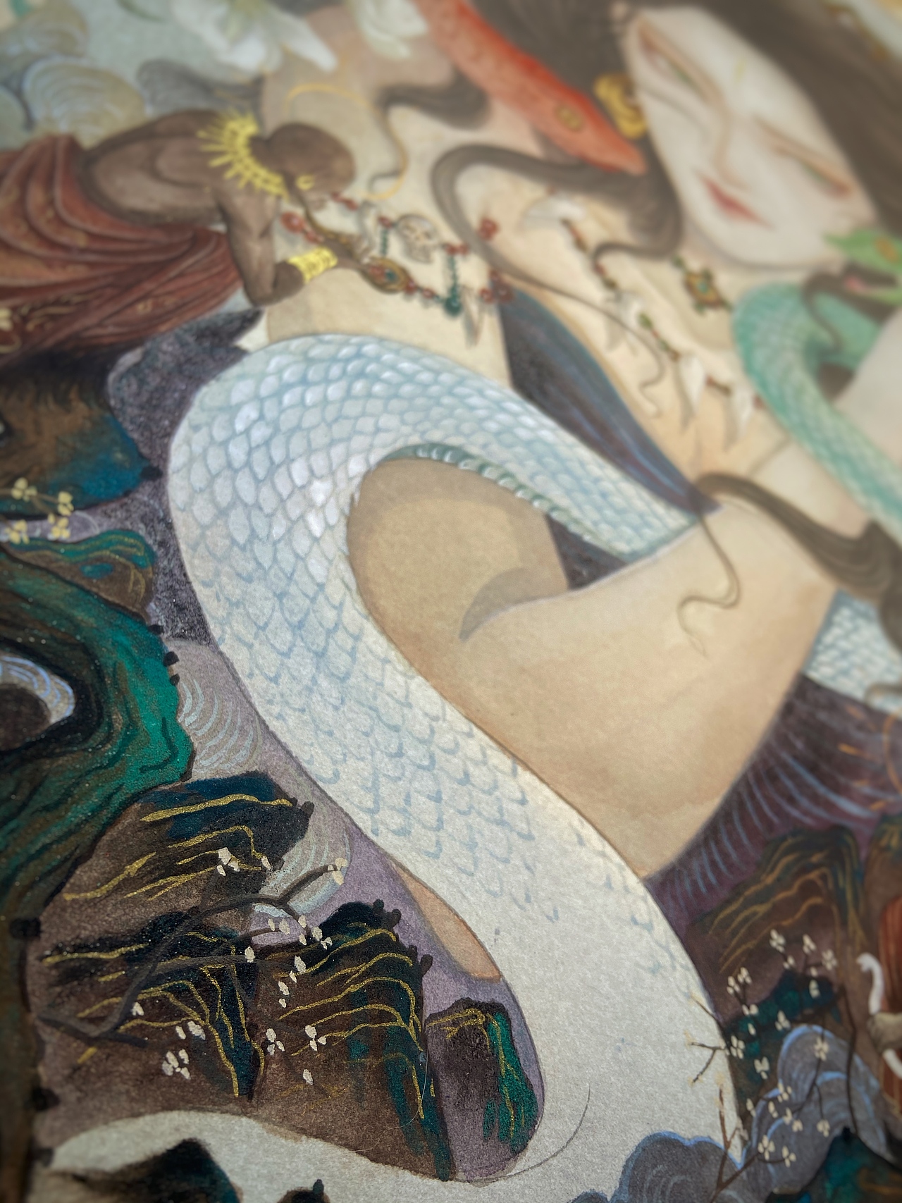 雨师妾手绘插画