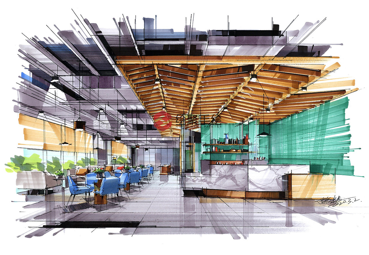 绘聚室内马克笔最新图纸