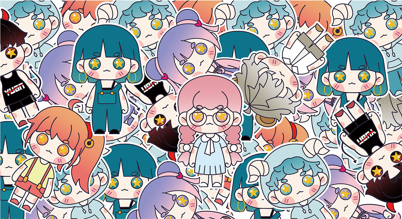 工作室IP形象设计（图ZMjkyMzkzMDky） - IP形象 - 站酷设计师奶茶全糖少冰原创素材 - 站酷ZCOOL