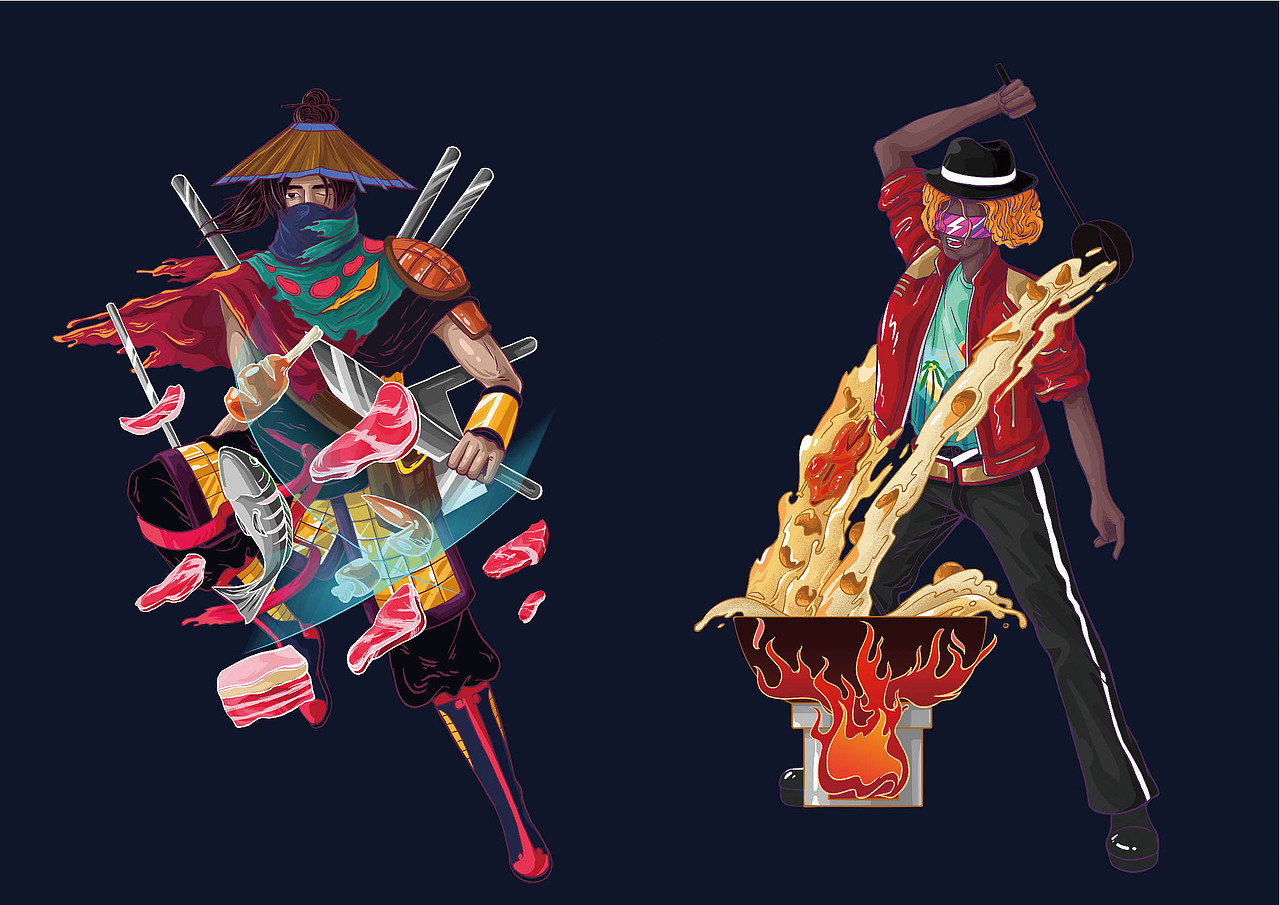 多彩贵州街出山里上半年插画工作总结（图ZMTIyNjQxNzc2） - 商业插画 - 站酷设计师曾仙桃原创素材 - 站酷ZCOOL