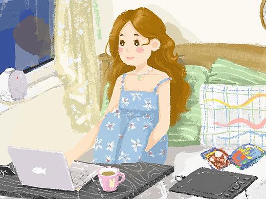 一個人的生活（個人主頁-ZMzE5NTE0NDQ=） - 商業(yè)插畫 - 站酷設(shè)計(jì)師俞群原創(chuàng)素材 - 站酷ZCOOL