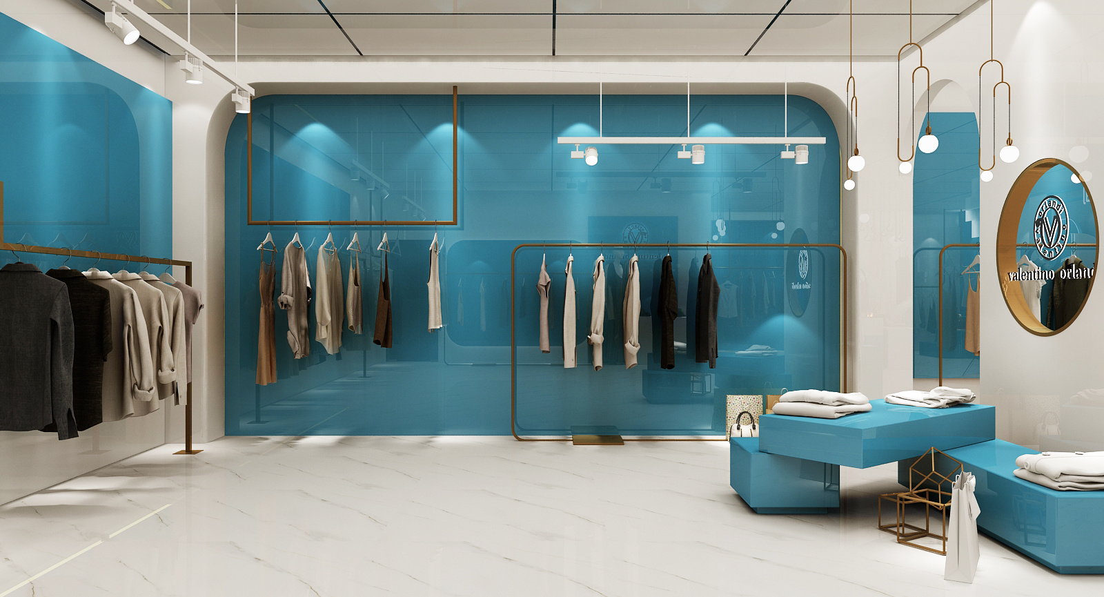 佐丹奴品牌服装展示展厅|三维|建筑/空间|设计智库 - 原创作品 - 站酷