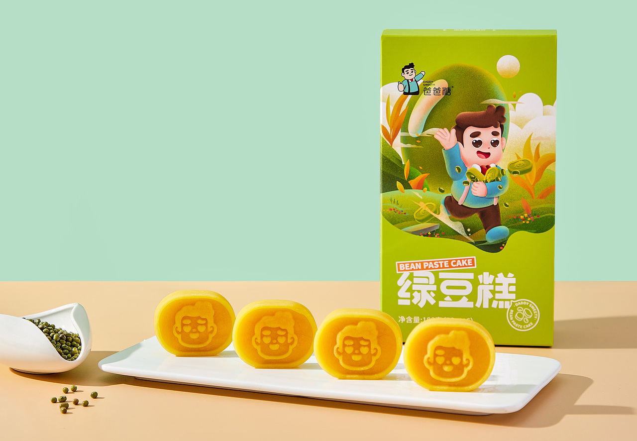 尚智×爸爸糖 | 凤凰酥/绿豆糕/蛋卷系列包装设计（图ZMjYxNDU0MjEy） - 包装 - 站酷设计师尚智食品包装设计原创素材 - 站酷ZCOOL