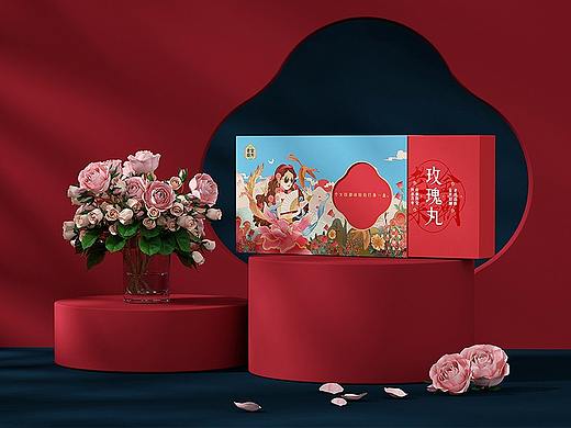 老金磨方玫瑰丸/秋梨膏 包装设计方案分享