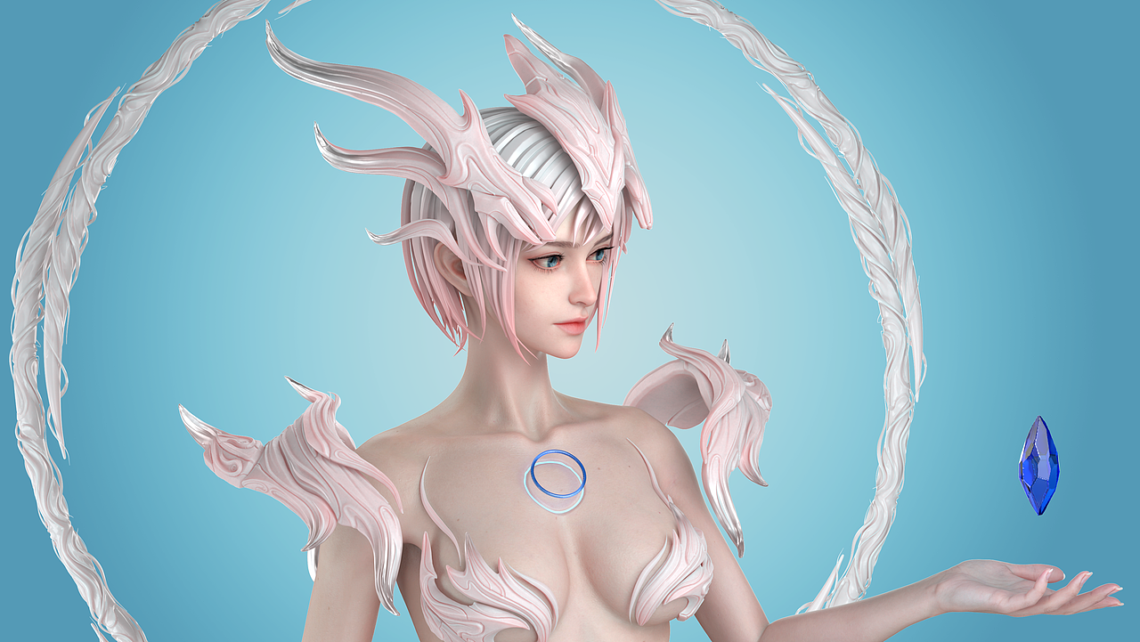 新灵（图ZMjk5NTcyMjAw） - 人物/生物 - 站酷设计师皓刻原创素材 - 站酷ZCOOL