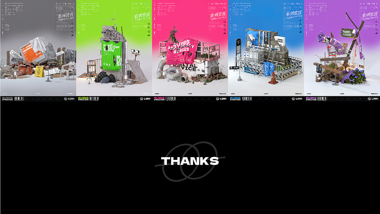 荒構系列 Ruins Structure Poster