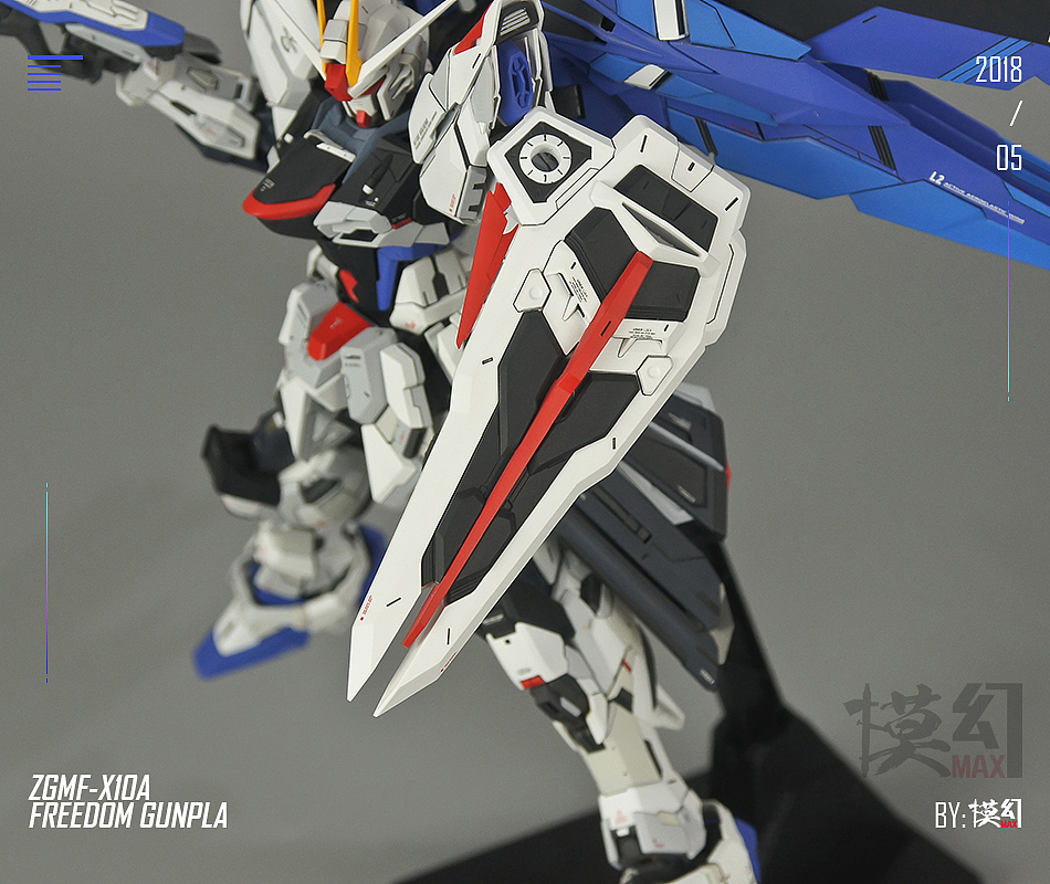 [模幻MAX] MG ZGMF-X10A 自由高达2.0+无限维度改件（图ZMTE2Mzc4MTc2） - 手办/模玩 - 站酷设计师phasewei原创素材 - 站酷ZCOOL