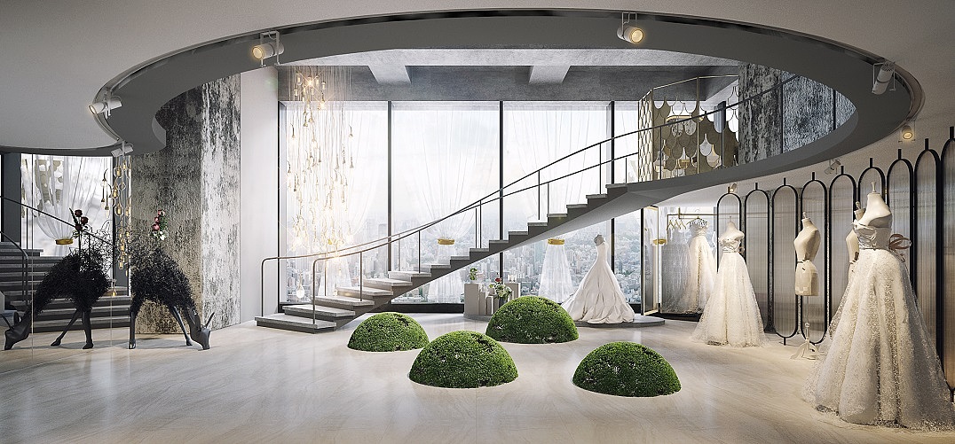 玫瑰与岩石婚纱店（图ZMTU2NTUzMDA0） - 家装设计 - 站酷设计师HoPuDesing原创素材 - 站酷ZCOOL