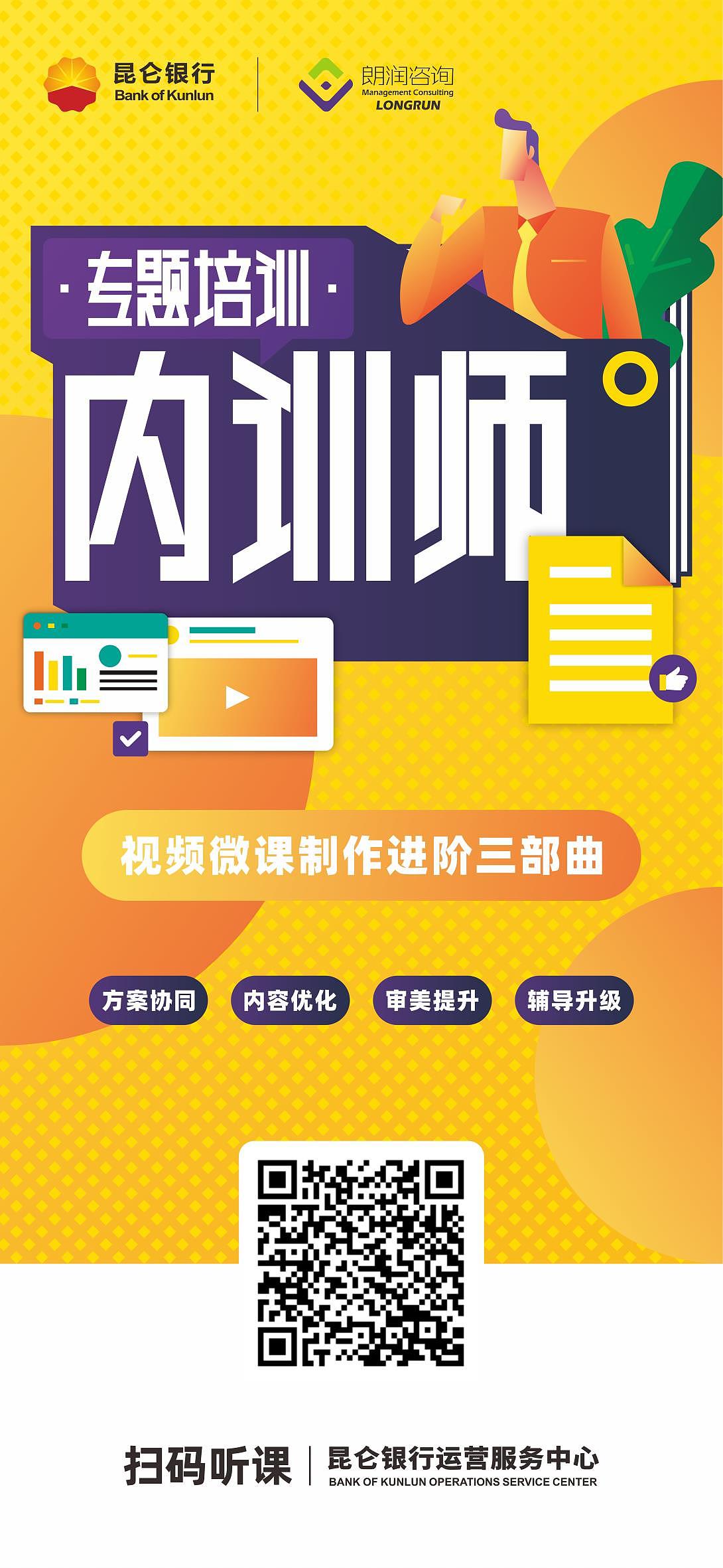 宣传海报丨昆仑银行内训师专题培训