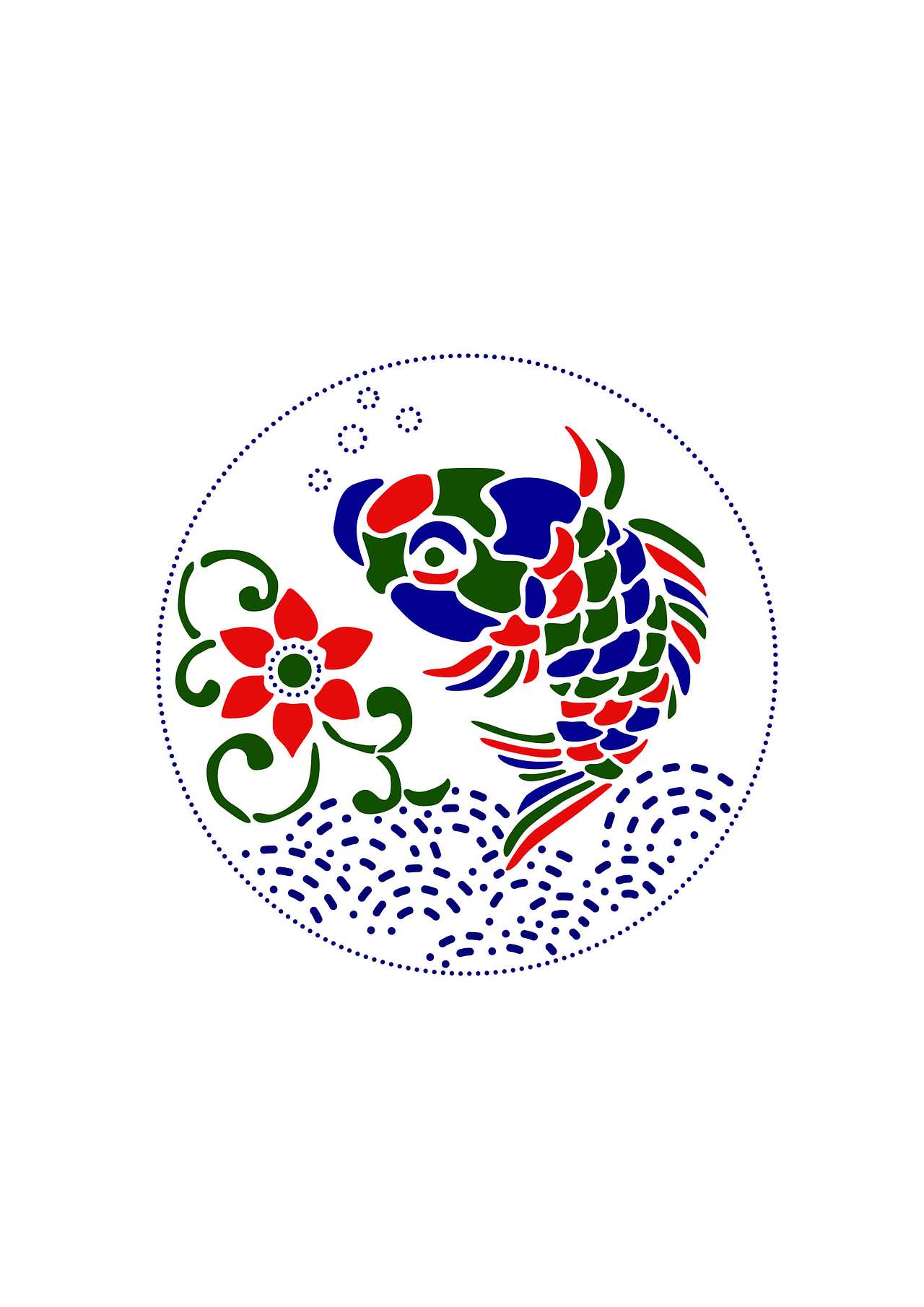 魏县传统花布印染工艺图案再生设计