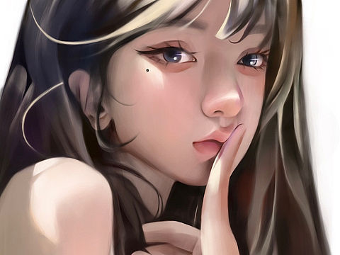 厚涂一个头像