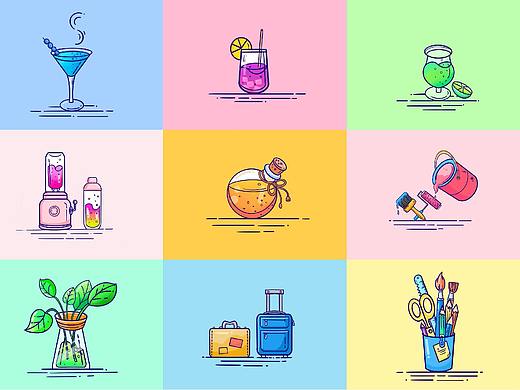 图形插画练习（个人主页-ZMzQ1MDkxNjA=） - 创作习作 - 站酷设计师Gx_默原创素材 - 站酷ZCOOL