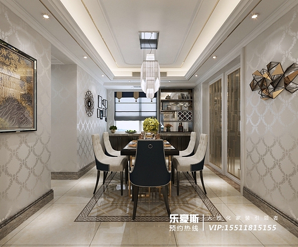 小曼推荐-天山九峯221㎡五居室现代简约装修设计作品